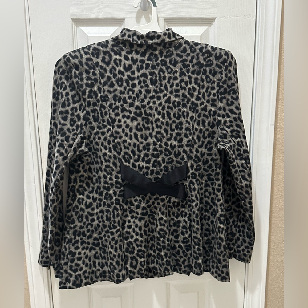 CABI Jungle Blazer Jacket Animal Print Size 16 - Picture 8 of 14